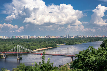 Fototapeta premium bridge over the river