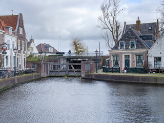 Fototapeta premium Historic Spaarndam, Noord-Holland Province, The Netherlands