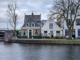 Fototapeta na wymiar Historic Spaarndam, Noord-Holland Province, The Netherlands