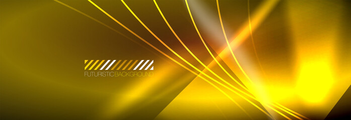 Neon dynamic beams vector abstract wallpaper background. Wallpaper background, design templates for business or technology presentations, internet posters or web brochure covers