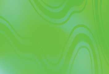 Light Green, Yellow vector blurred shine abstract template.