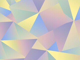 3d abstract geometric  triangular shape multicolor pastel gradient seamless pattern decorative  background texture