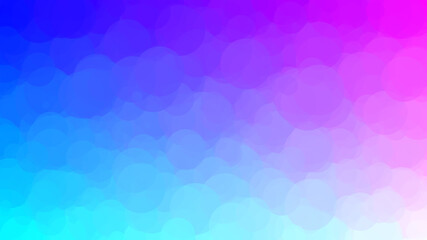 Gradient blue , pink and purple abstract background design with circles