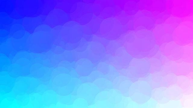 Gradient blue , pink and purple abstract background design with circles