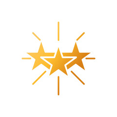 Set of Star icon vector illustration template. Star icon design collection. Star vector design isolated on white background. Star vector icon flat design for website, symbol, logo, sign, app, UI.