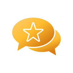 Rating, Review, or feedback icon vector illustration. Customer rating icon vector design template. Customer Review Feedback with Star vector icon design for website, symbol, logo, sign, app, UI.