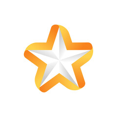 Abstract Star Logo icon Design Vector template. Simple and Elegant Star Logo design concept. Star Logo icon vector design template for business, branding, company, website, symbol, corporate, logo.
