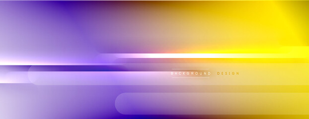 Obraz premium Abstract background - lines composition created with lights and shadows. Technology or business digital template. Trendy simple fluid color gradient abstract background with dynamic