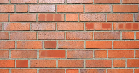 wide 4K red brick wall background