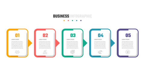 business infographic vector design, information