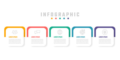 business infographic vector design, information