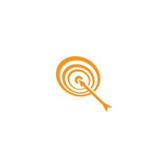 modern archer arrow point logo design