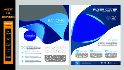 Modern Corporate Business Flyer Design A4 Template