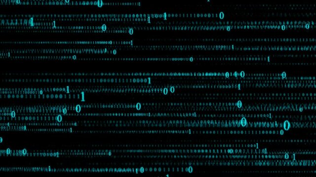 Digital stream digital string information stream password screen scrolling.