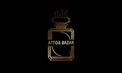 Perfume logo design template creative vector design