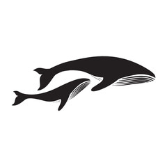 abstract humpback whales 