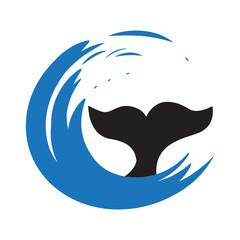 abstract whale tale