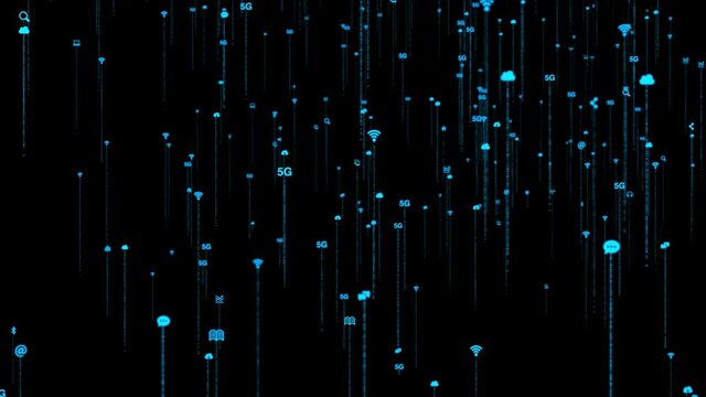  Internet smart city information technology icon elements rise