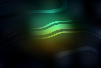 Dark Blue, Green vector abstract blurred background.