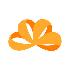 Ribbons tied together in a bow are used to decorate gift boxes given to each other in the New Year.