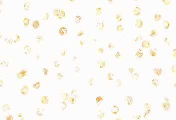 Light Pink, Green vector pattern with spheres.