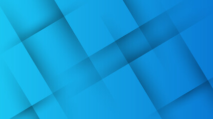 Obraz premium Blue abstract business presentation background. Modern professional blue vector Abstract Technology business background with lines and geometric shapes