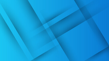 Obraz premium Blue abstract business presentation background. Modern professional blue vector Abstract Technology business background with lines and geometric shapes
