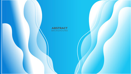 Blue abstract business presentation background. Modern professional blue vector Abstract Technology business background with lines and geometric shapes