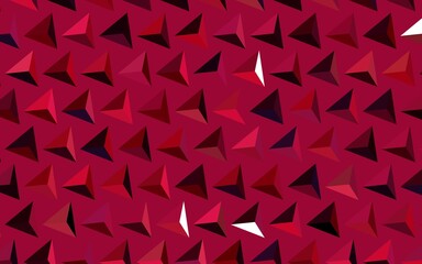 Dark Pink vector texture with triangular style.