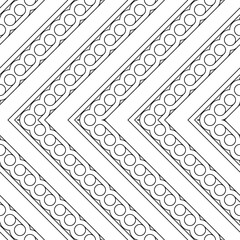 Design seamless zigzag decorative pattern - 444548928