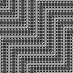 Design seamless zigzag pattern - 444548958