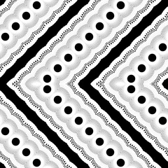 Design seamless zigzag decorative pattern - 444549166