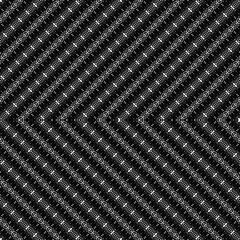 Design seamless monochrome zigzag pattern - 444549550