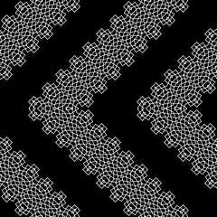 Design seamless zigzag decorative pattern - 444549736