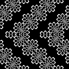 Design seamless zigzag decorative pattern - 444549783