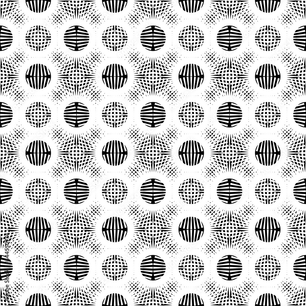 Wall mural design seamless grating pattern