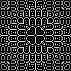 Design seamless monochrome pattern - 444550974