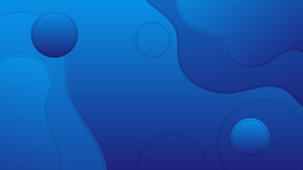 Modern blue abstract geometric background. Curves and lines use for banner, cover, poster, wallpaper, design with space for text. Presentation design, banner, brochure, and business card.