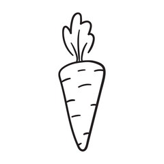 Vector carrot icon