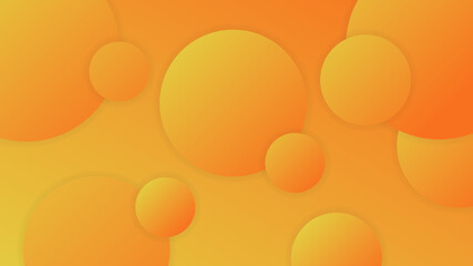 Dynamic orange textured background design in circle style with orange color. EPS10 Vector background.
