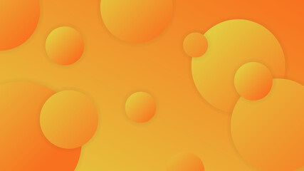 Dynamic orange textured background design in circle style with orange color. EPS10 Vector background.