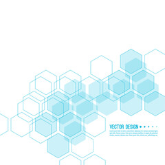 Vector techno illustration.