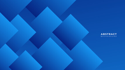 Obraz premium Abstract Dark Blue Background. Blue abstract background vector with blank space for text. Minimal geometric background. Dynamic blue shapes composition with blue lines. Abstract background modern art