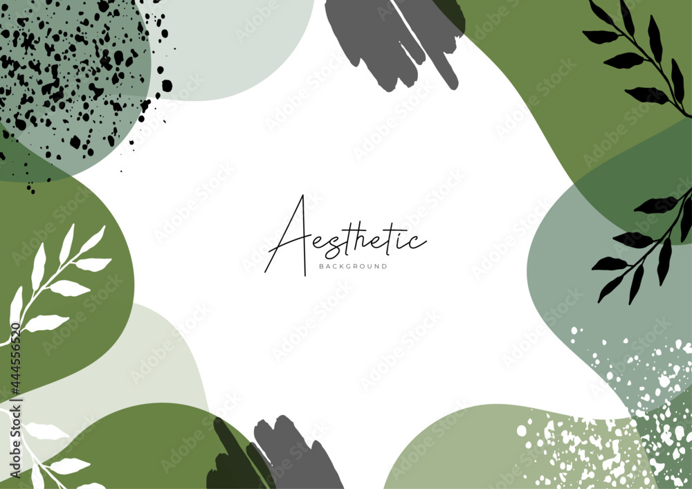 Poster elegant continuous line drawing. minimal set of abstract creative universal artistic templates. good