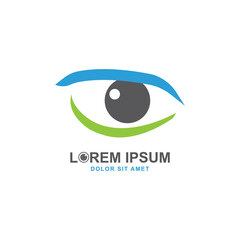 Obraz premium Eye Care logo template, vision vector design