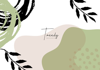 Artistic trendy pastel smooth templates. Good for cover, invitation, banner, placard, brochure, poster, card, flyer and other. Vector illustration
