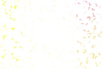 Light Green, Red vector background with wry lines.