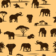 elephant pattern color
