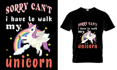 Unicorn T-Shirt Design | T-Shirt Design