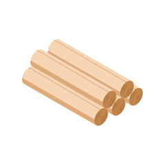 Isometric Linoleum Rolls